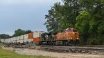 BNSF 5332 leads a double stack